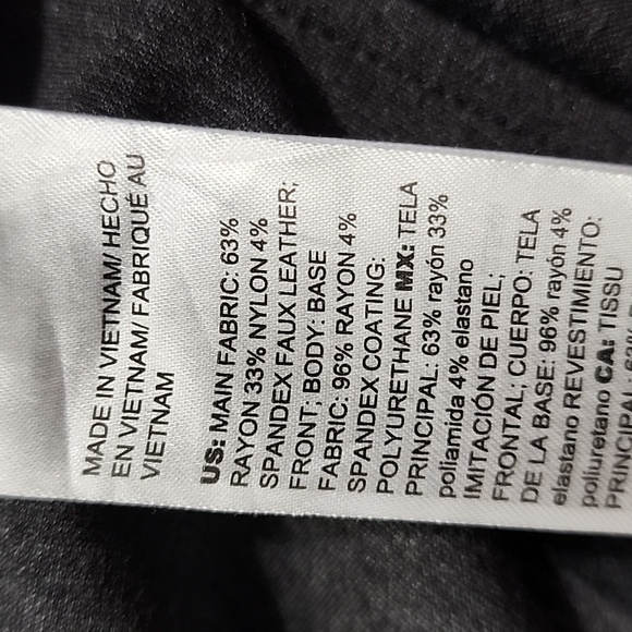 Chico's Faux-Leather Pull-On Leggings/ Size 3 (16) - Picture 8 of 15